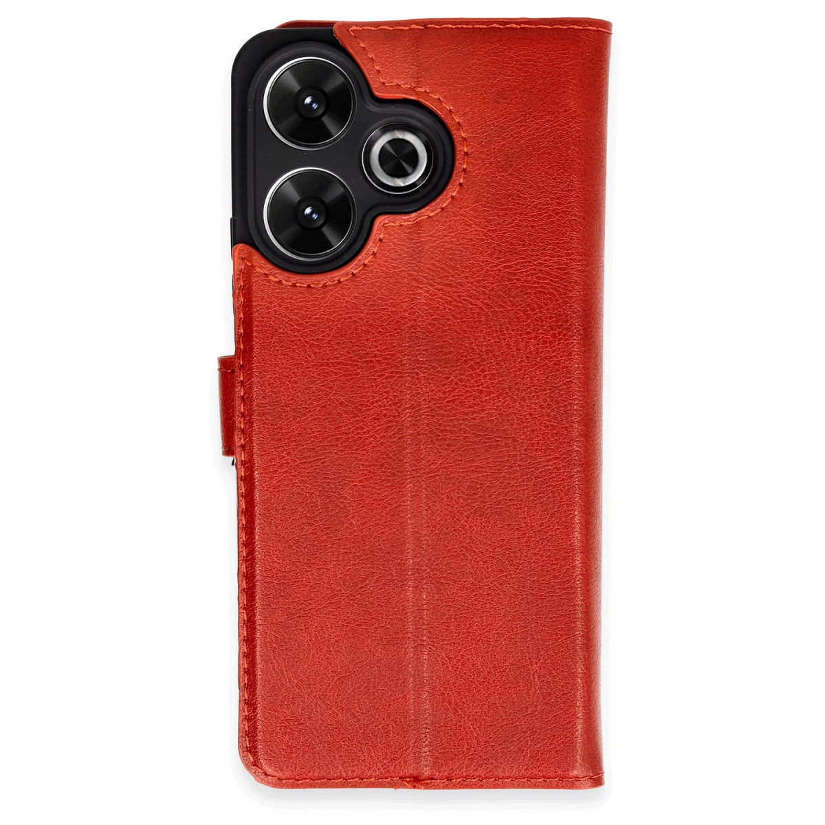 Redmi 13 4G Kılıf Trend S Plus Kapaklı Kılıf - Kırmızı