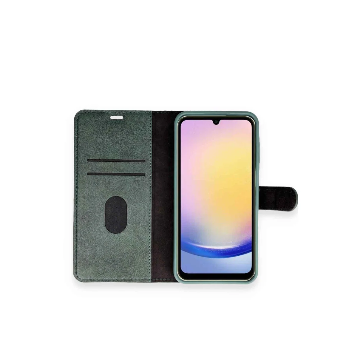 Galaxy M15 Kılıf Trend S Plus Kapaklı Kılıf - Kırmızı