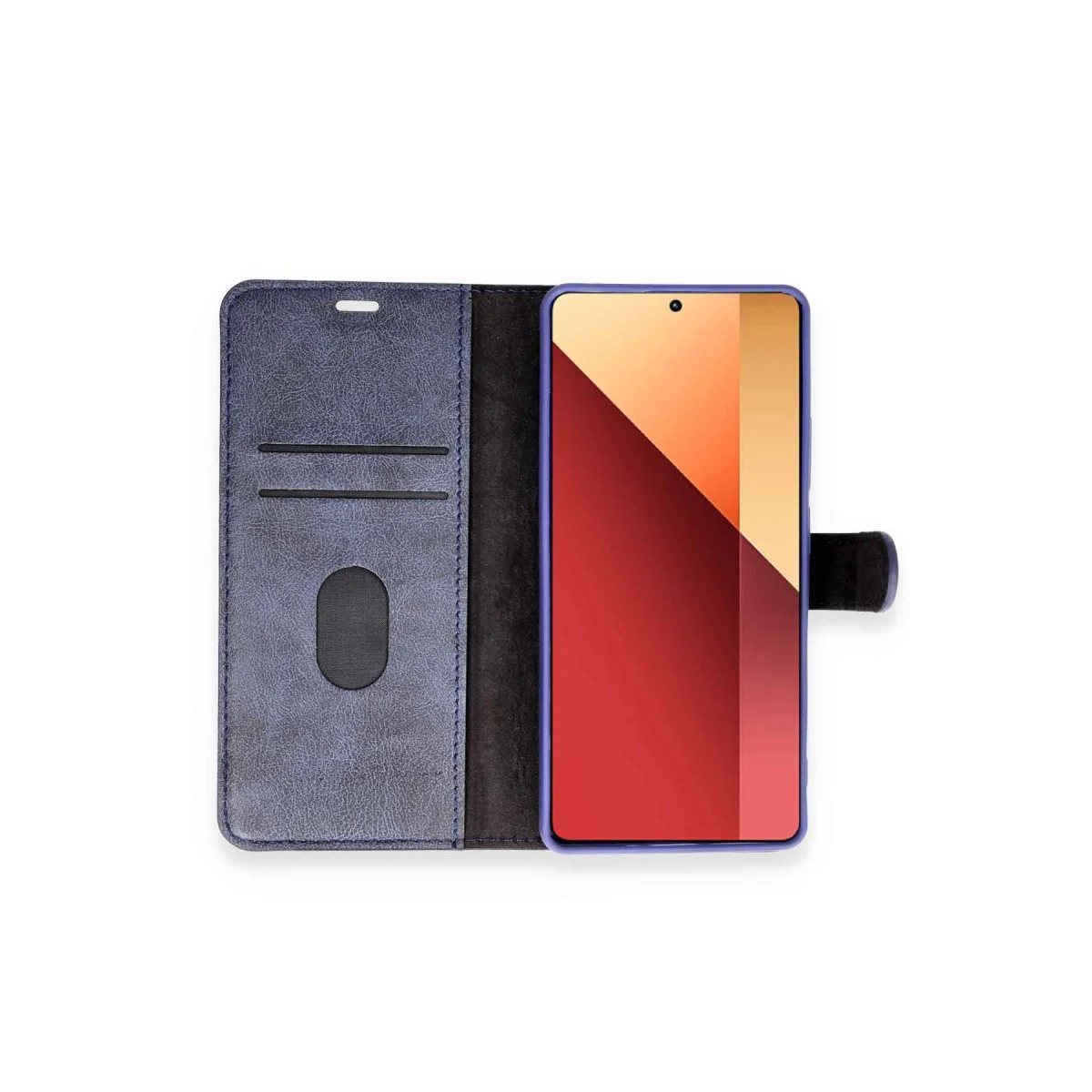 Redmi Note 13 Pro 4G Kılıf Trend S Plus Kapaklı Kılıf - Kırmızı