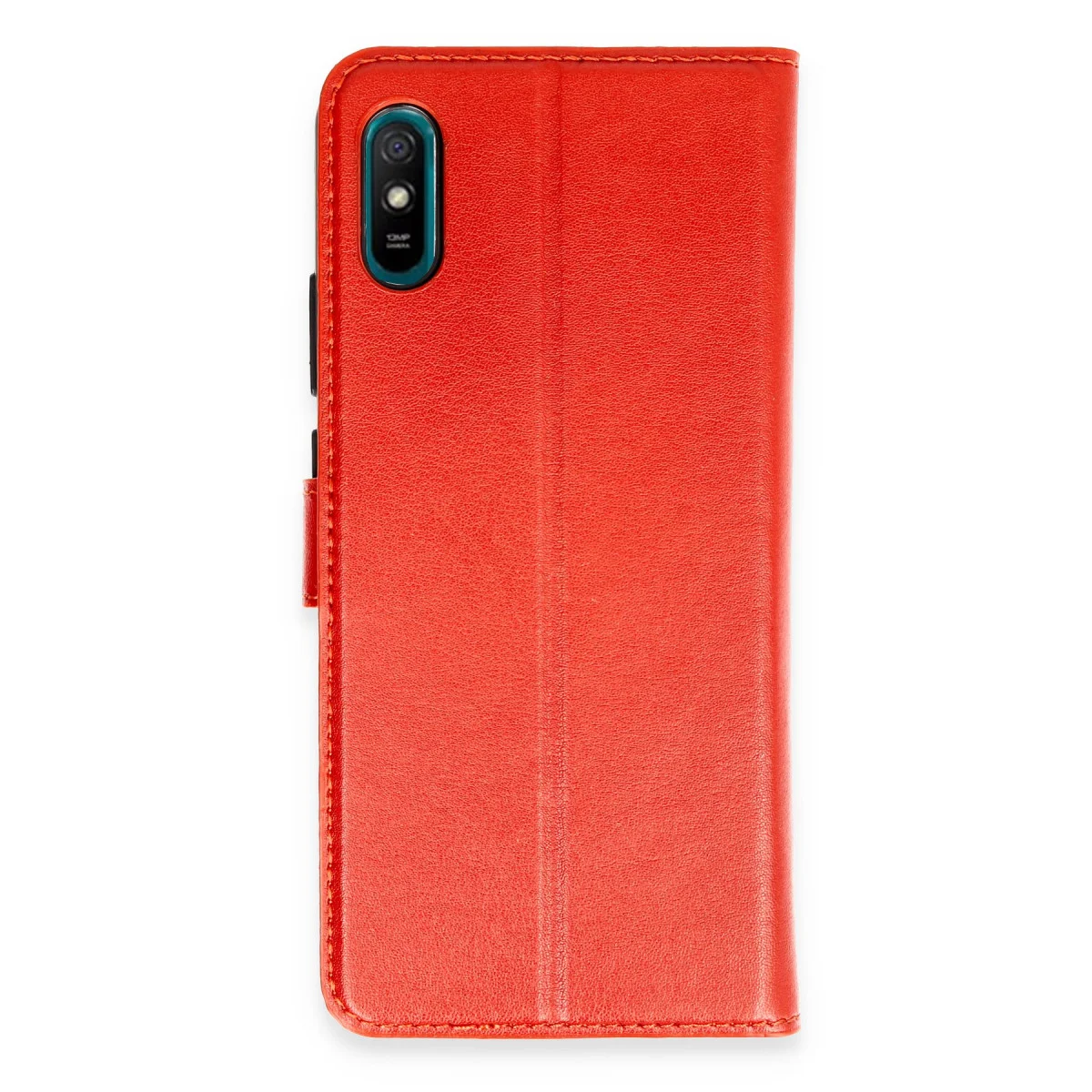 Redmi 9A Kılıf Trend S Plus Kapaklı Kılıf - Kırmızı