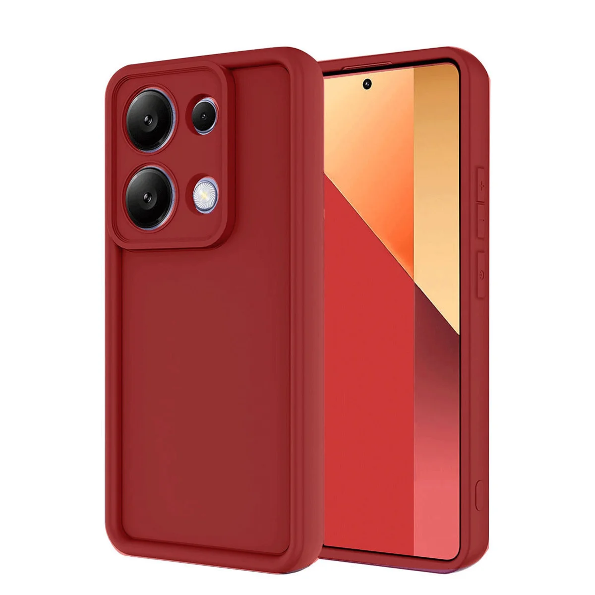Redmi Note 13 Pro 4G Kılıf Viera Silikon - Kırmızı