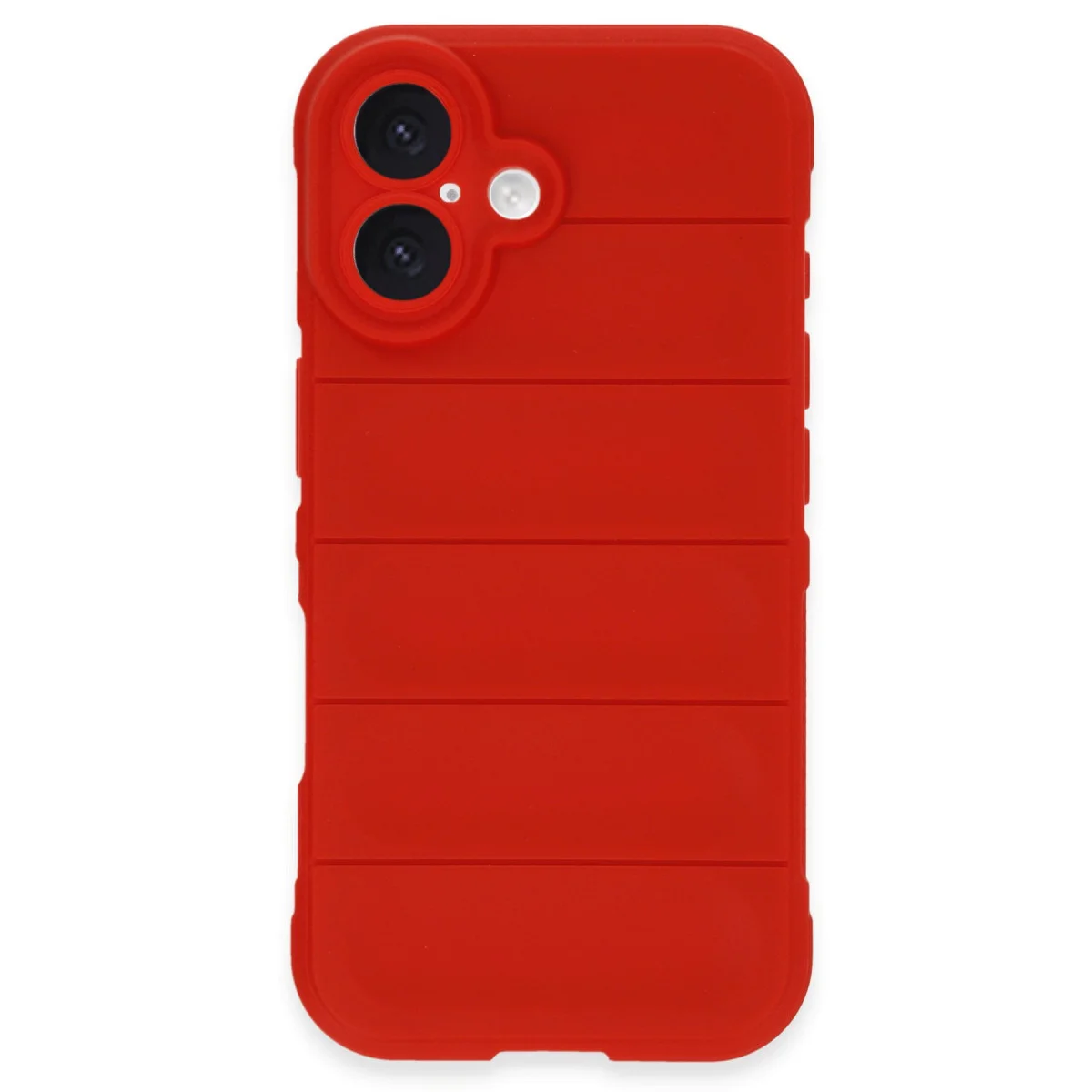 iPhone 16 Plus Kılıf Optimum Silikon - Kırmızı