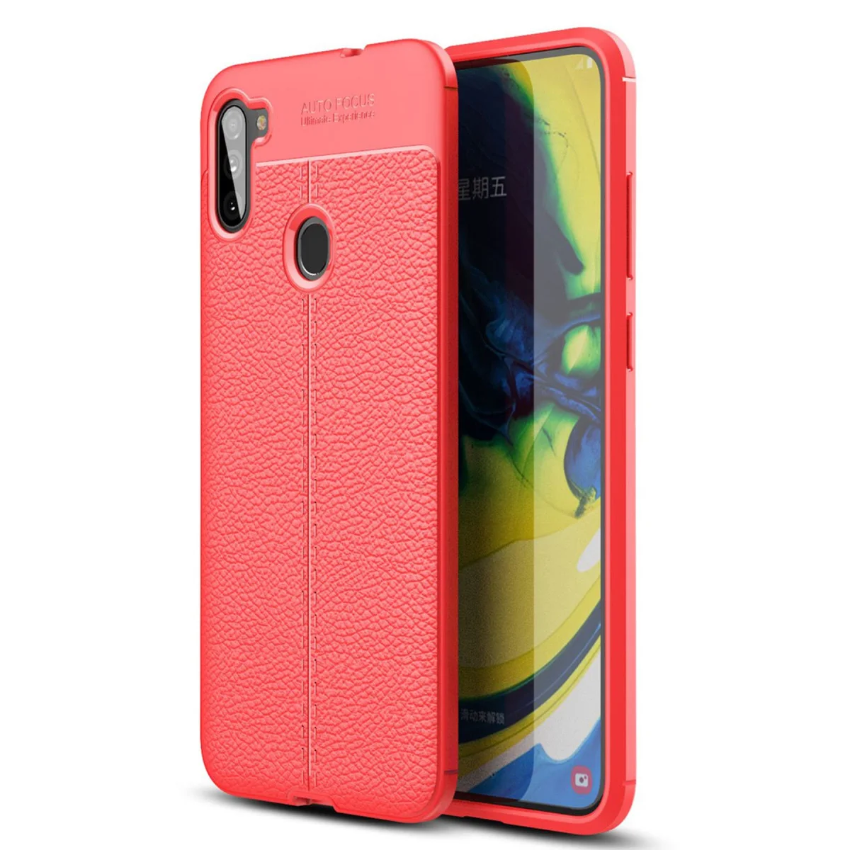 Galaxy A11 Kılıf Auto Focus Kapak - Kırmızı