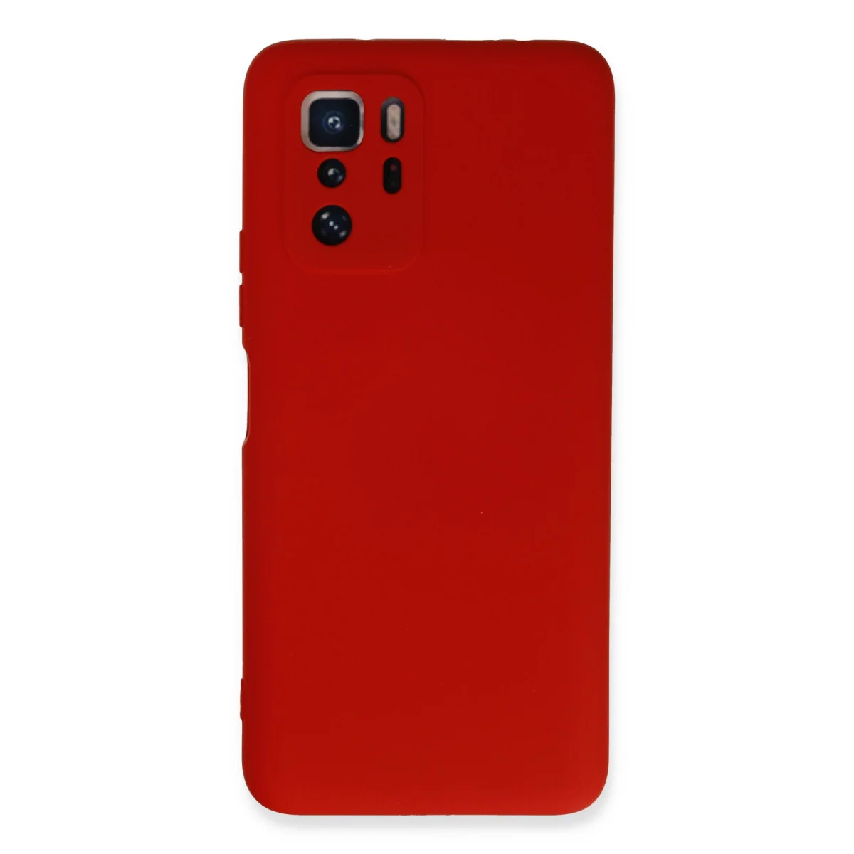 Poco X3 GT Kılıf Nano içi Kadife Silikon - Kırmızı