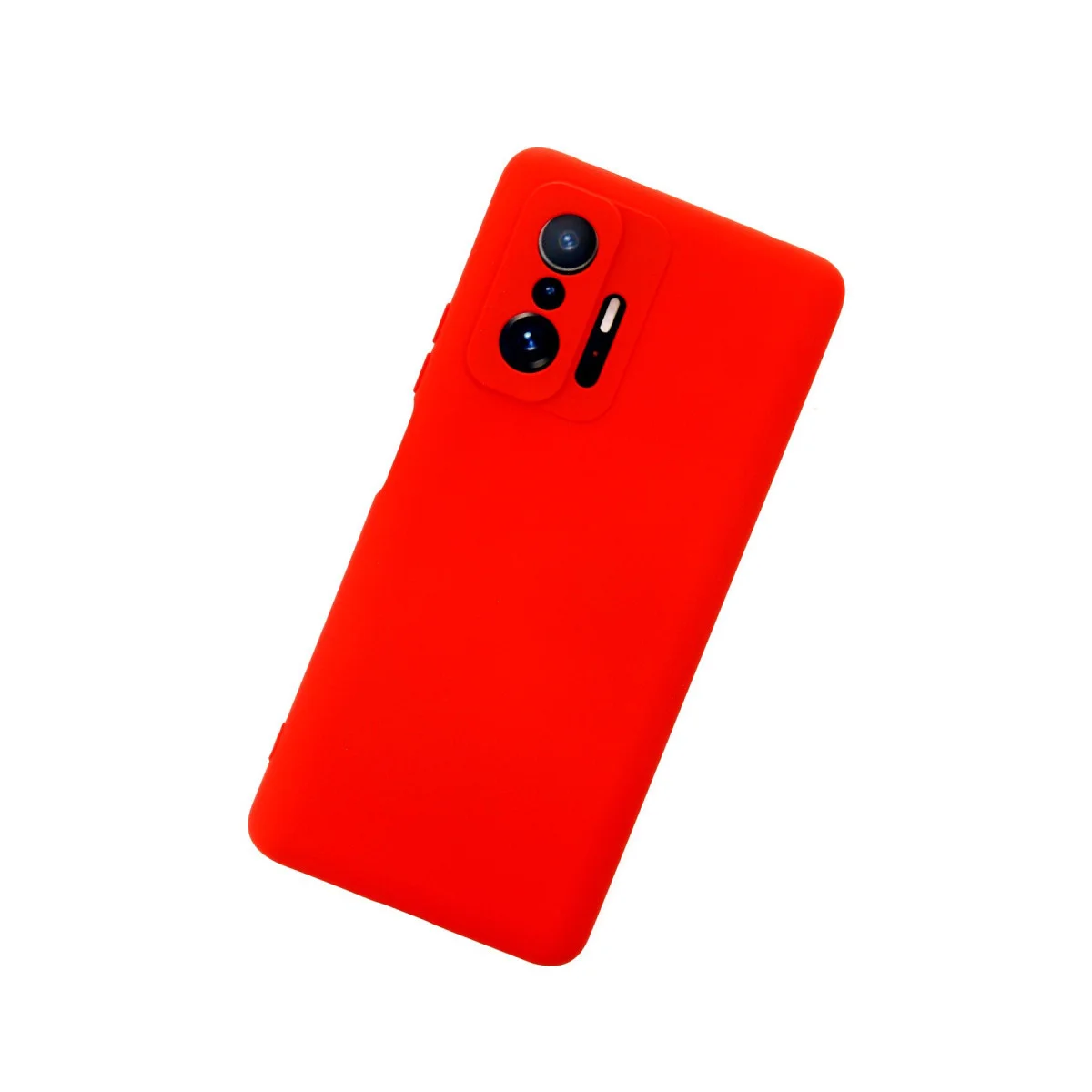 Mi 11T Pro Kılıf Nano içi Kadife Silikon - Kırmızı