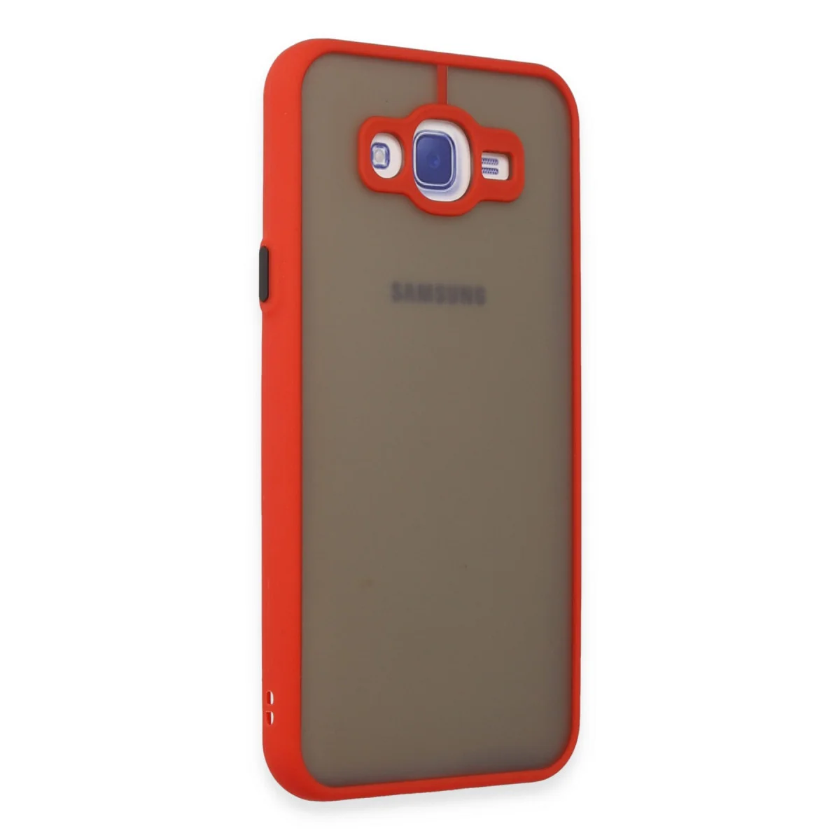 Galaxy J7 Kılıf Montreal Silikon Kapak - Kırmızı