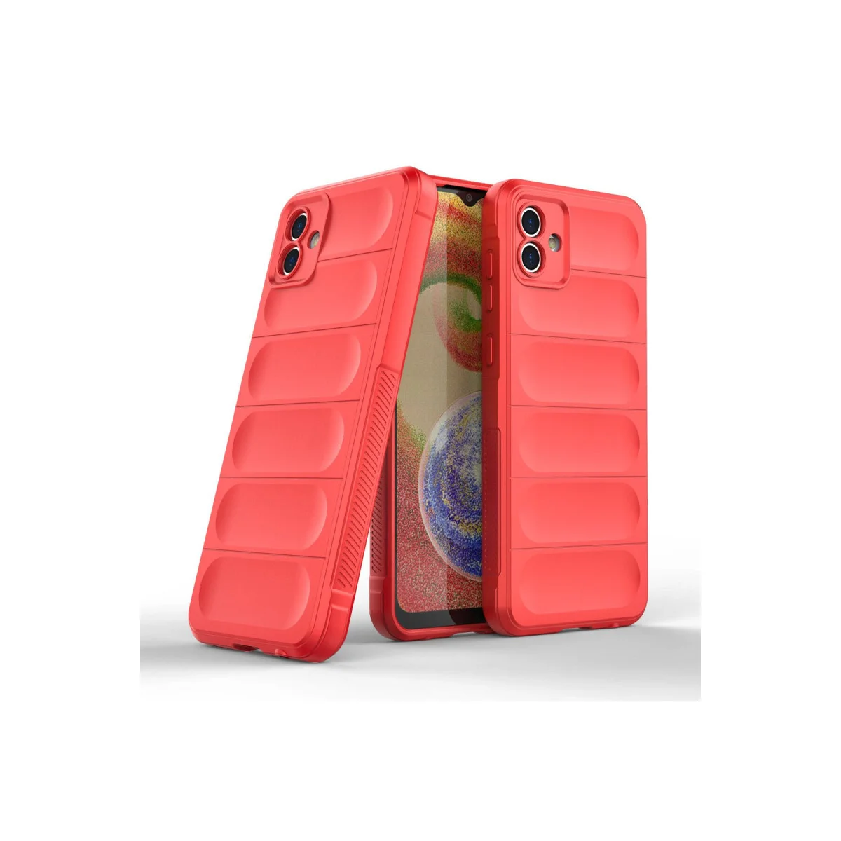 Galaxy A04E Kılıf Optimum Silikon - Kırmızı