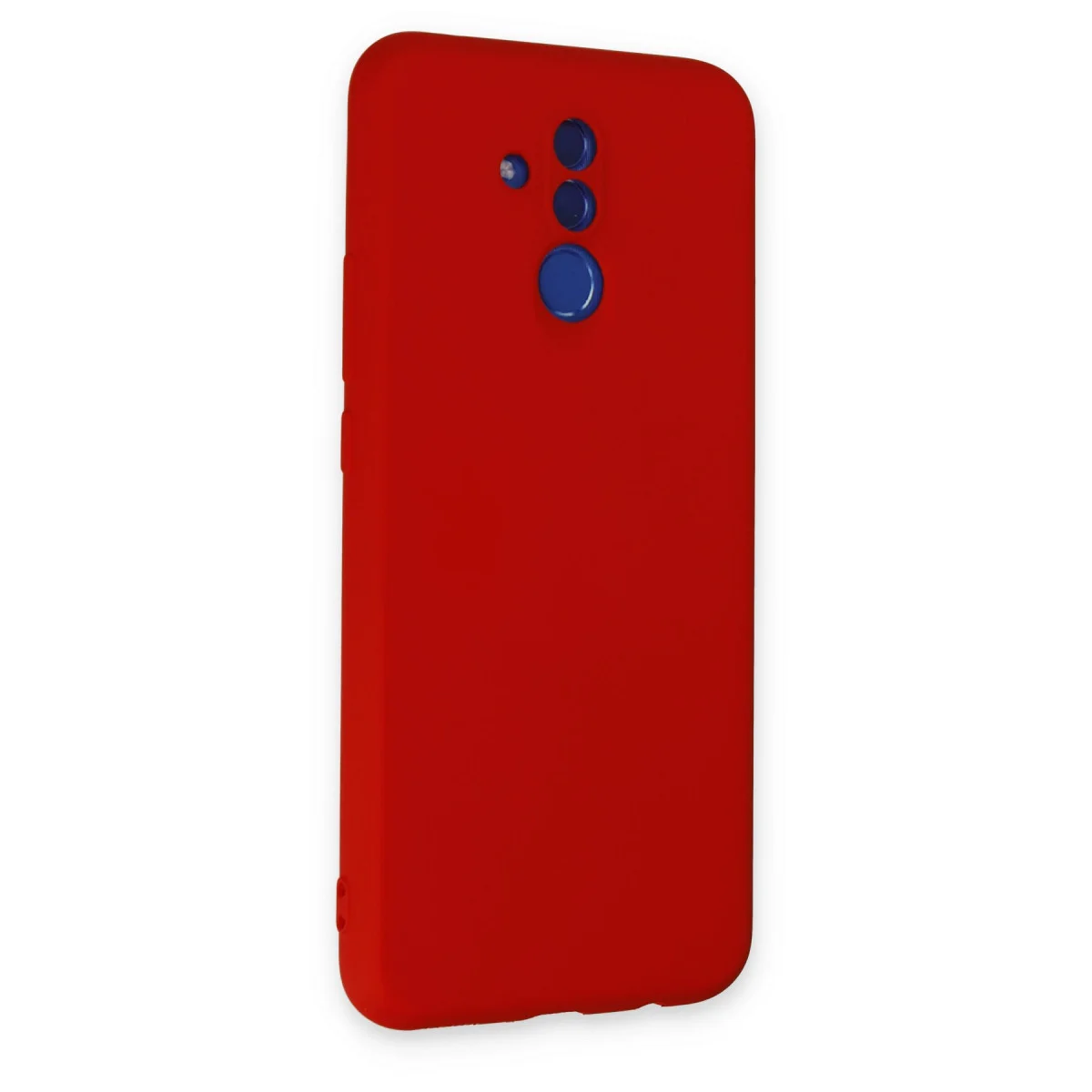 Mate 20 Lite Kılıf Nano içi Kadife Silikon - Kırmızı