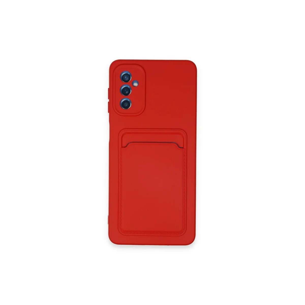 Galaxy A14 4G Kılıf Kelvin Kartvizitli Silikon - Kırmızı
