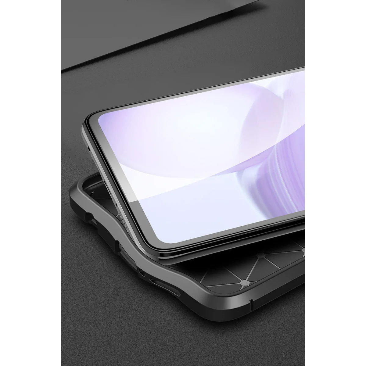 Pocophone X3 Kılıf Auto Focus Kapak - Kırmızı