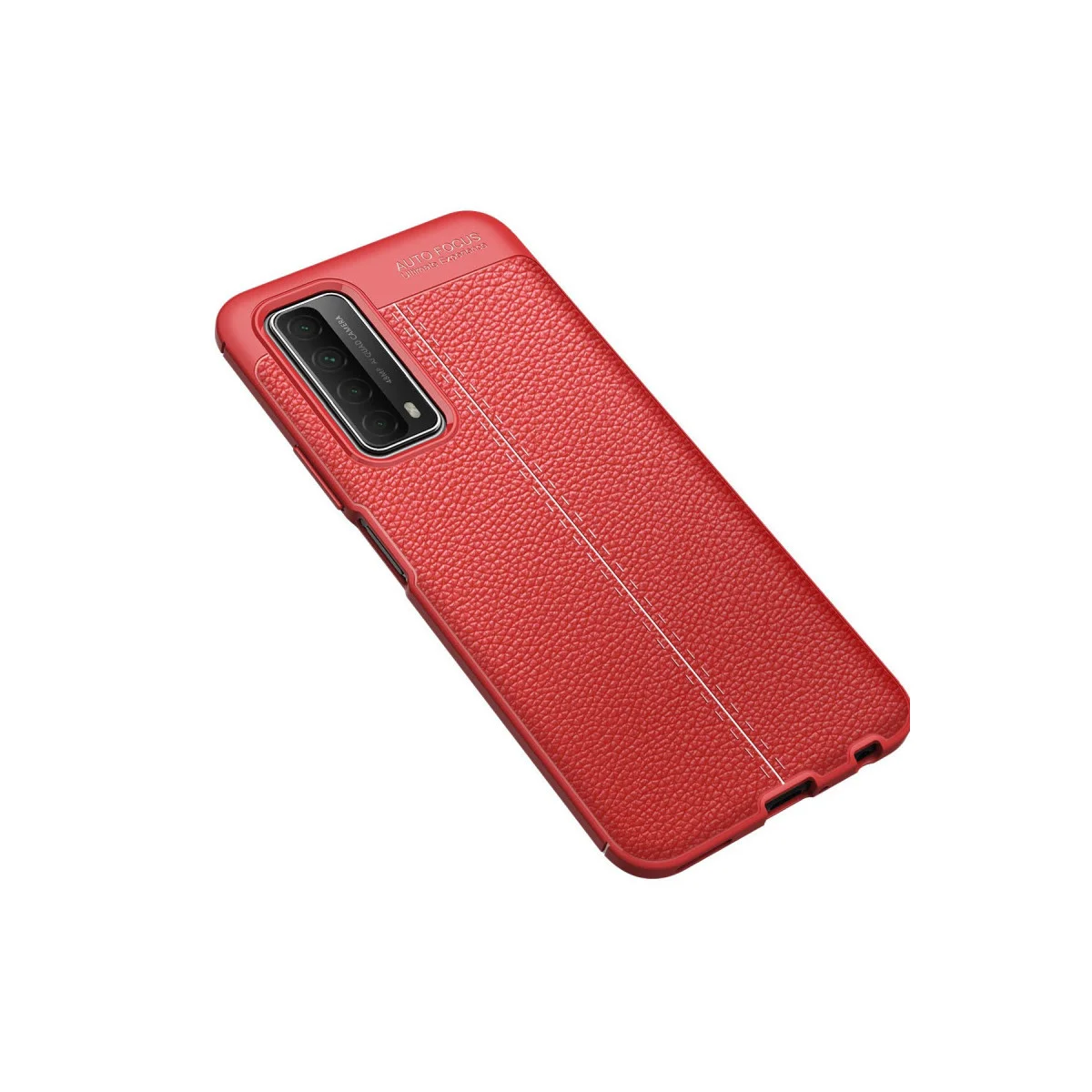 P Smart 2021 Kılıf Auto Focus Kapak - Kırmızı