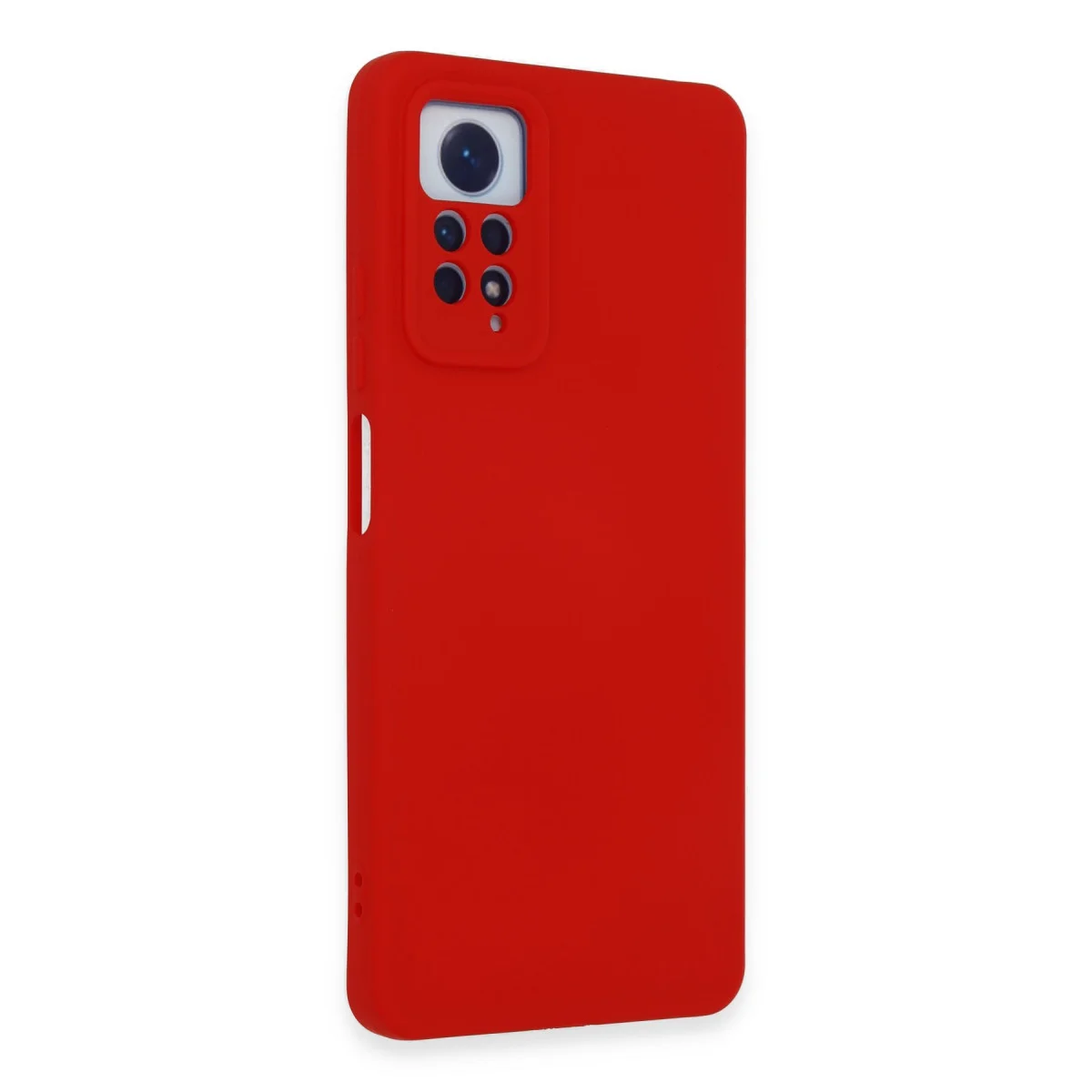 Redmi Note 12 Pro 4G Kılıf Nano içi Kadife Silikon - Kırmızı