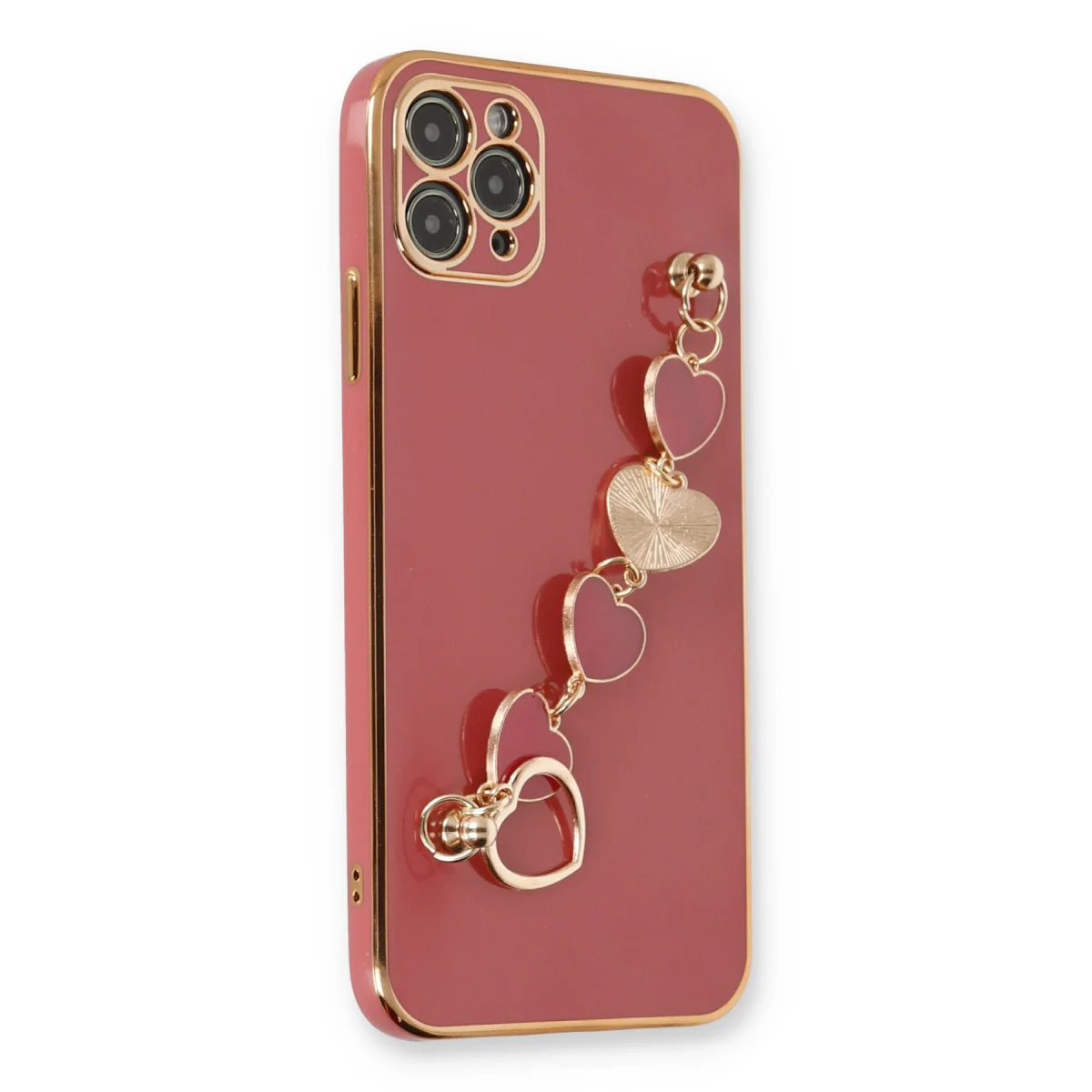 iPhone 11 Pro Kılıf Esila Silikon - Kırmızı