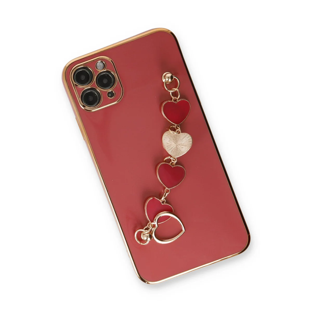 iPhone 11 Pro Kılıf Esila Silikon - Kırmızı