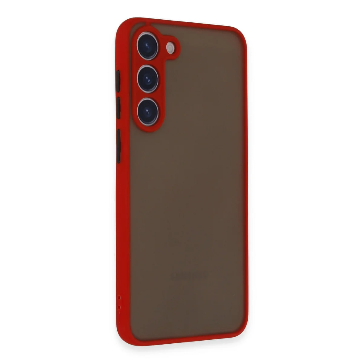 Galaxy S23 Plus Kılıf Montreal Silikon Kapak - Kırmızı