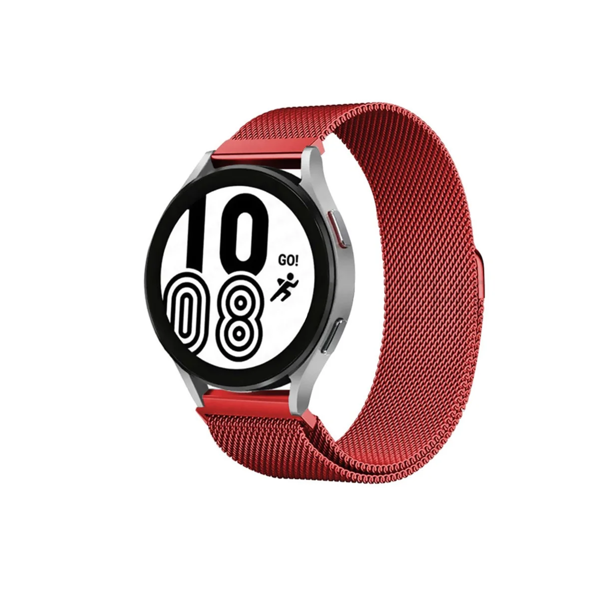 Watch 20mm Metal Mıknatıslı Kordon - Kırmızı