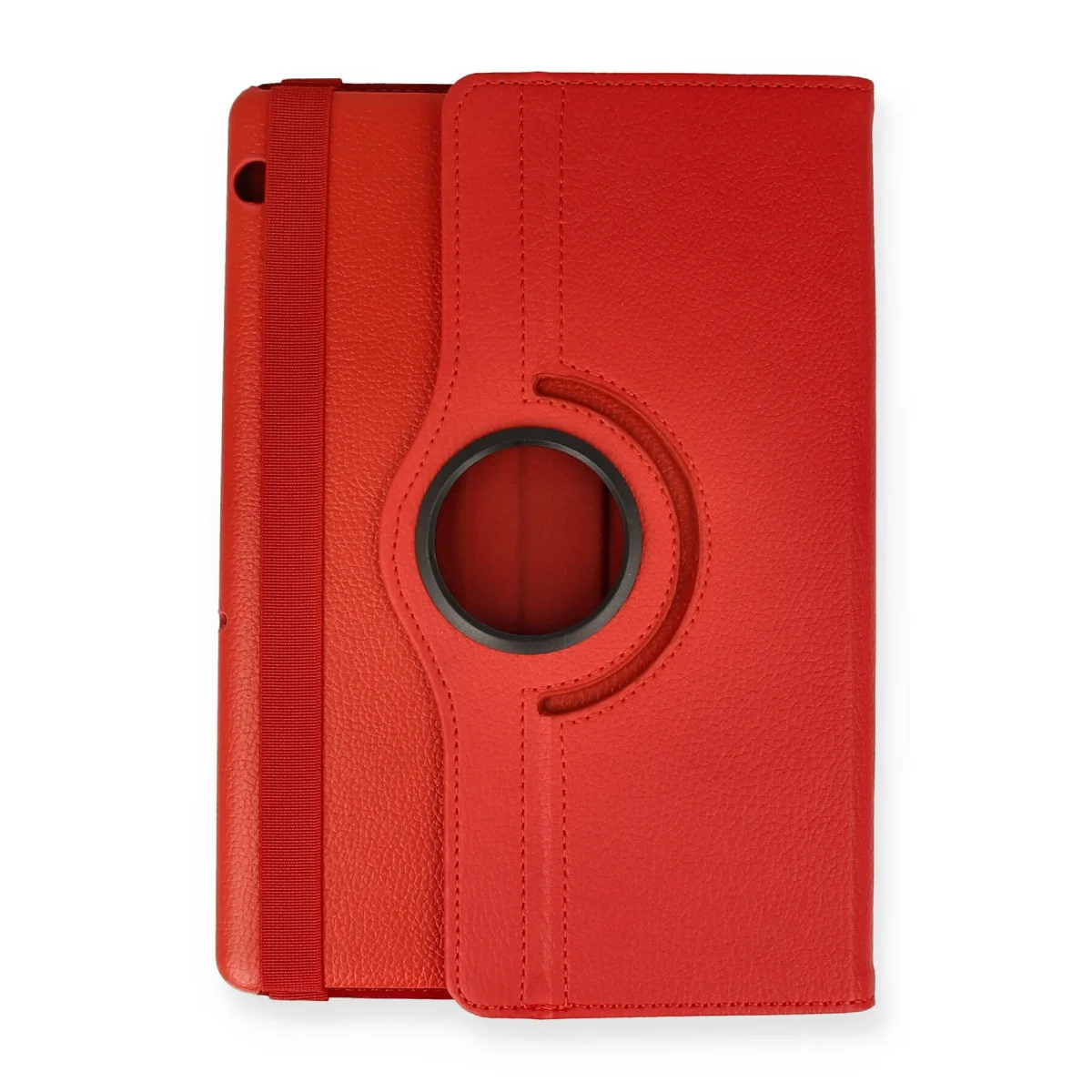 MediaPad T5 10 Kılıf 360 Tablet Deri Kılıf - Kırmızı