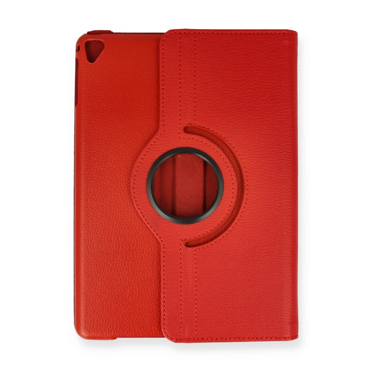 iPad 9.7 (2018) Kılıf 360 Tablet Deri Kılıf - Kırmızı