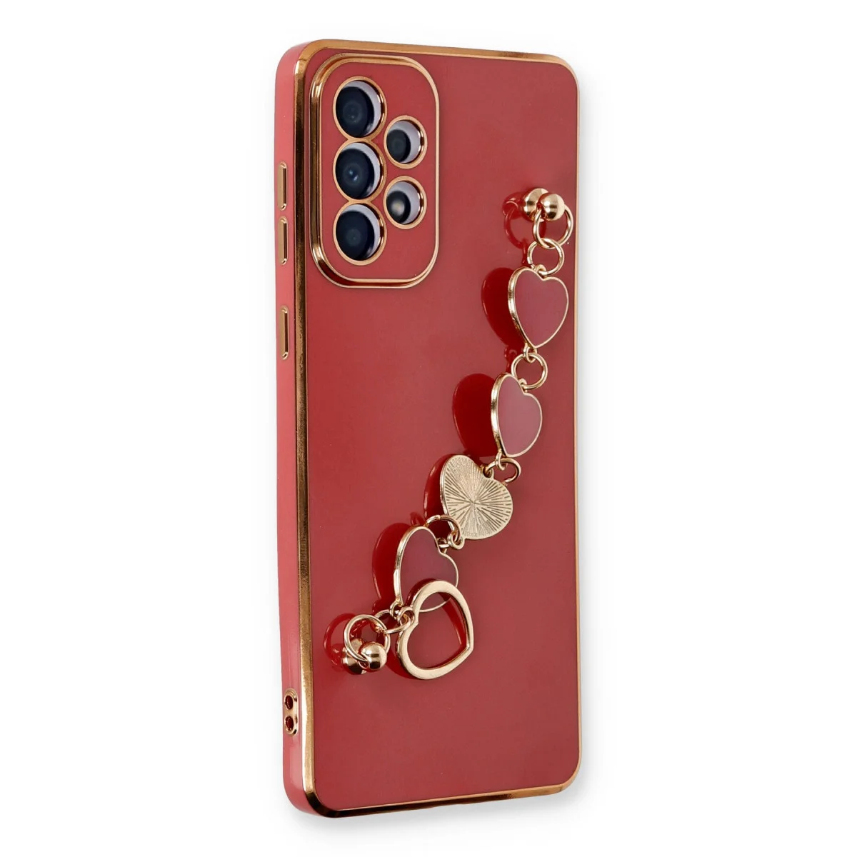Galaxy A33 5G Kılıf Esila Silikon - Kırmızı