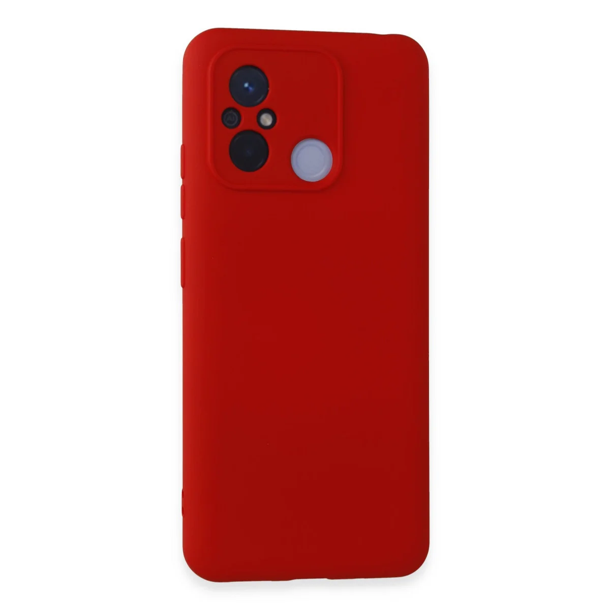 Redmi 12C Kılıf Nano içi Kadife Silikon - Kırmızı