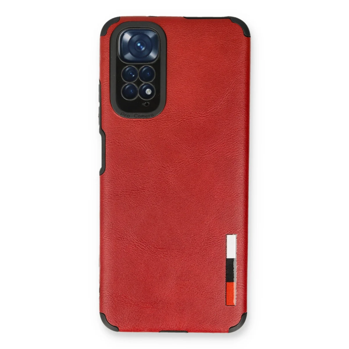 Redmi Note 11 Kılıf Loop Deri Silikon - Kırmızı