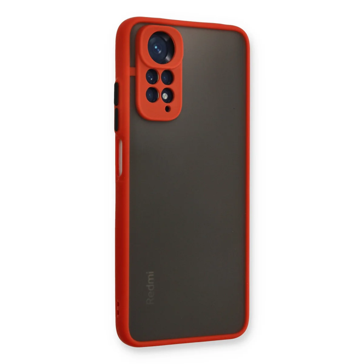 Redmi Note 11 Kılıf Montreal Silikon Kapak - Kırmızı
