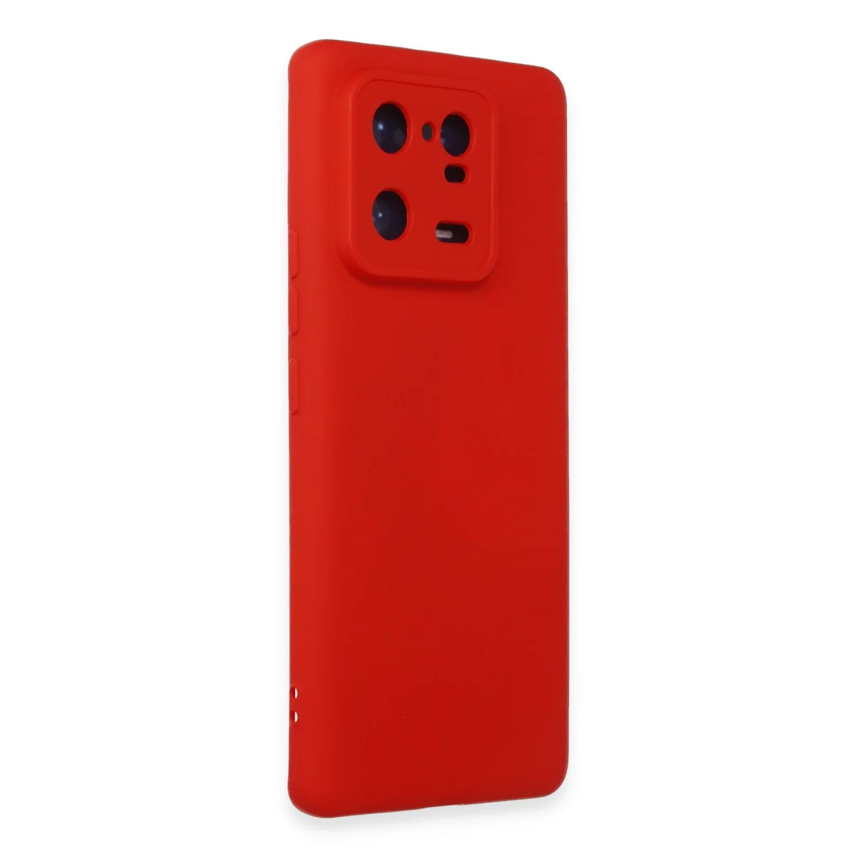 Mi 13 Pro Kılıf Nano içi Kadife Silikon - Kırmızı