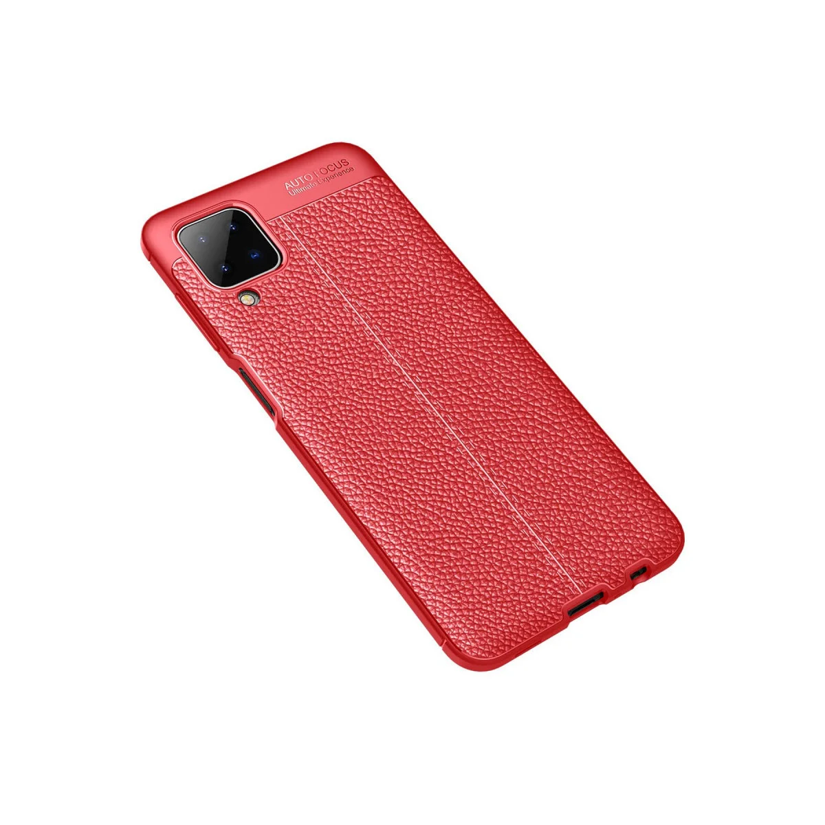 Galaxy A12 Kılıf Auto Focus Kapak - Kırmızı