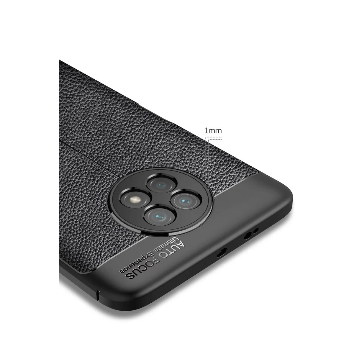 Redmi Note 9 5G Kılıf Auto Focus Kapak - Kırmızı