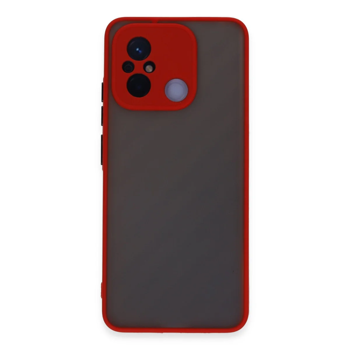 Redmi 12C Kılıf Montreal Silikon Kapak - Kırmızı