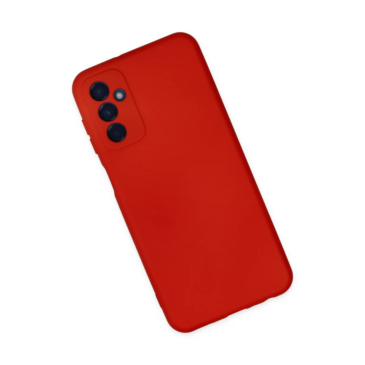 Galaxy M23 Kılıf Nano içi Kadife Silikon - Kırmızı