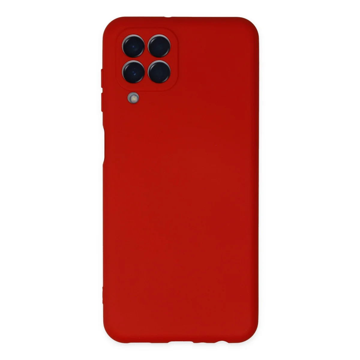 Galaxy M33 Kılıf Nano içi Kadife Silikon - Kırmızı