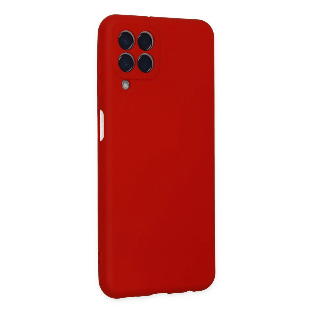 Galaxy M33 Kılıf Nano içi Kadife Silikon - Kırmızı