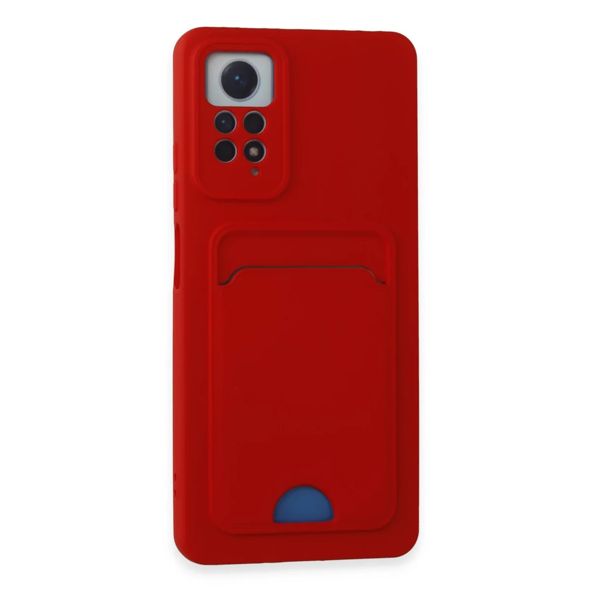 Redmi Note 11 Pro Kılıf Kelvin Kartvizitli Silikon - Kırmızı
