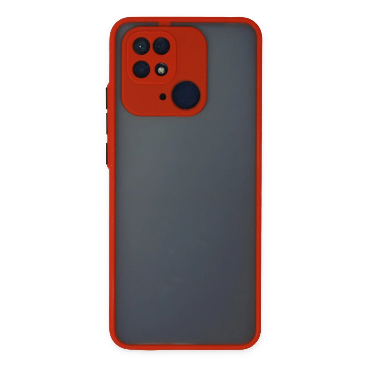 Redmi 10C Kılıf Montreal Silikon Kapak - Kırmızı