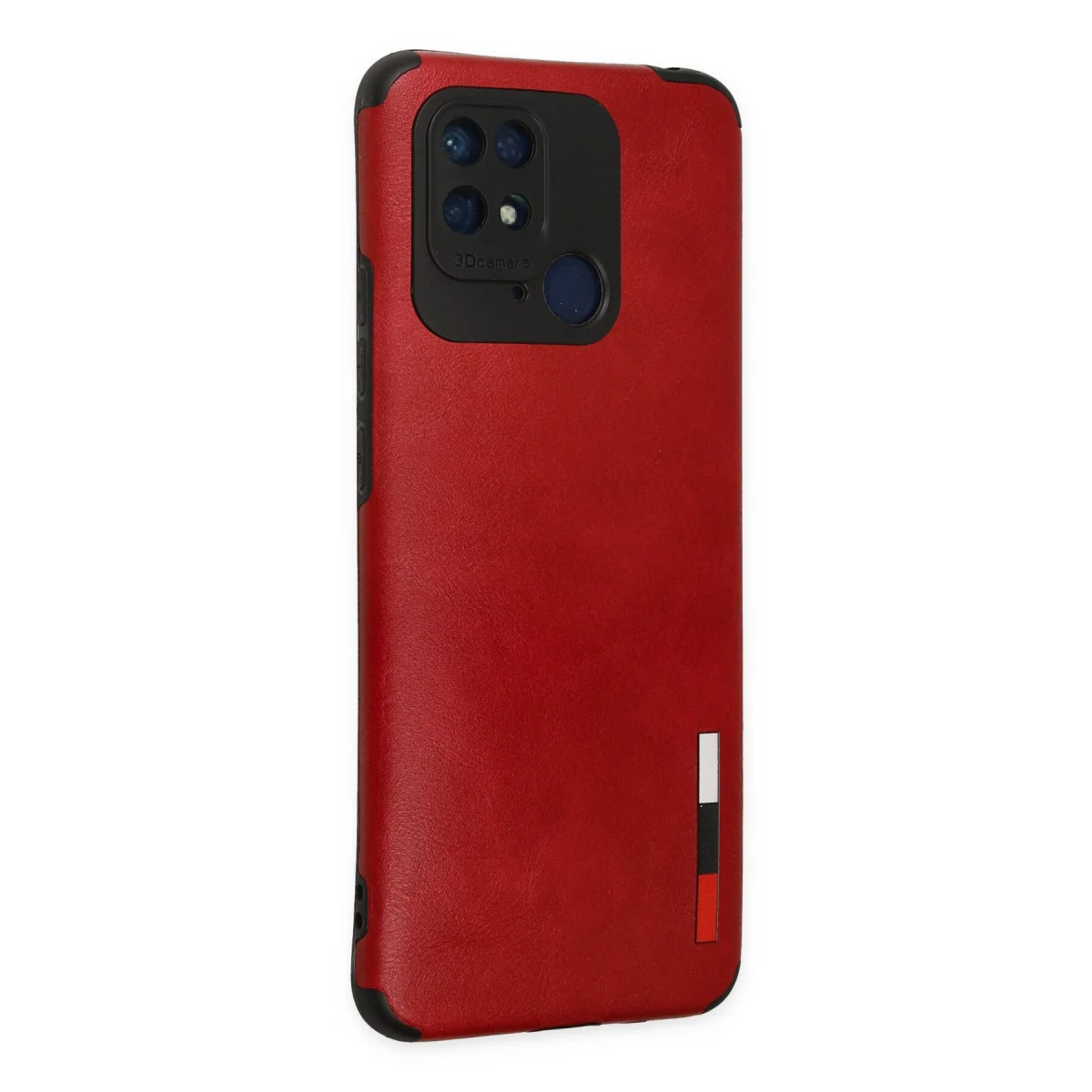 Redmi 10C Kılıf Loop Deri Silikon - Kırmızı