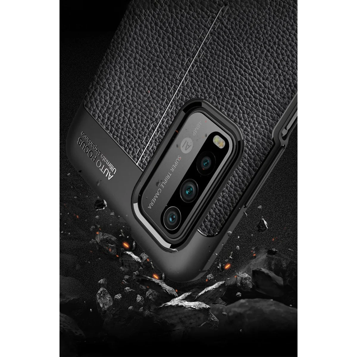 Redmi 9T Kılıf Auto Focus Kapak - Kırmızı