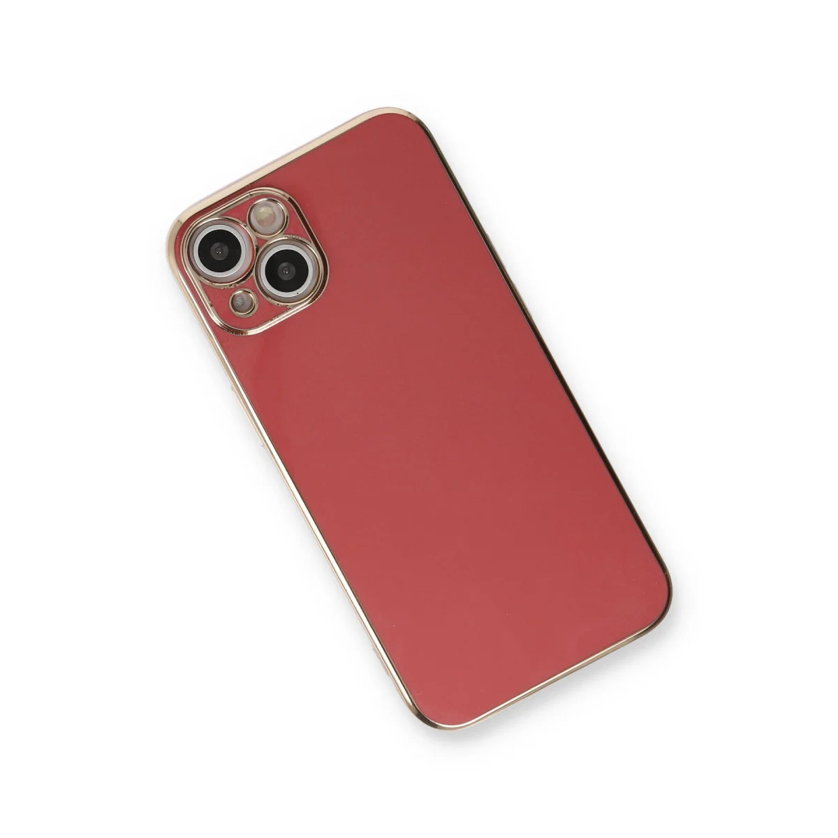 iPhone 13 Kılıf Volet Silikon - Kırmızı