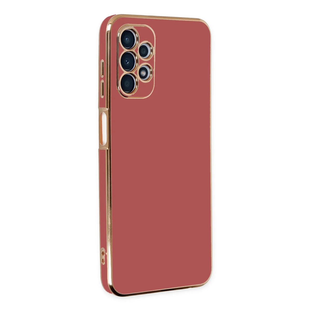 Galaxy A13 4G Kılıf Volet Silikon - Kırmızı