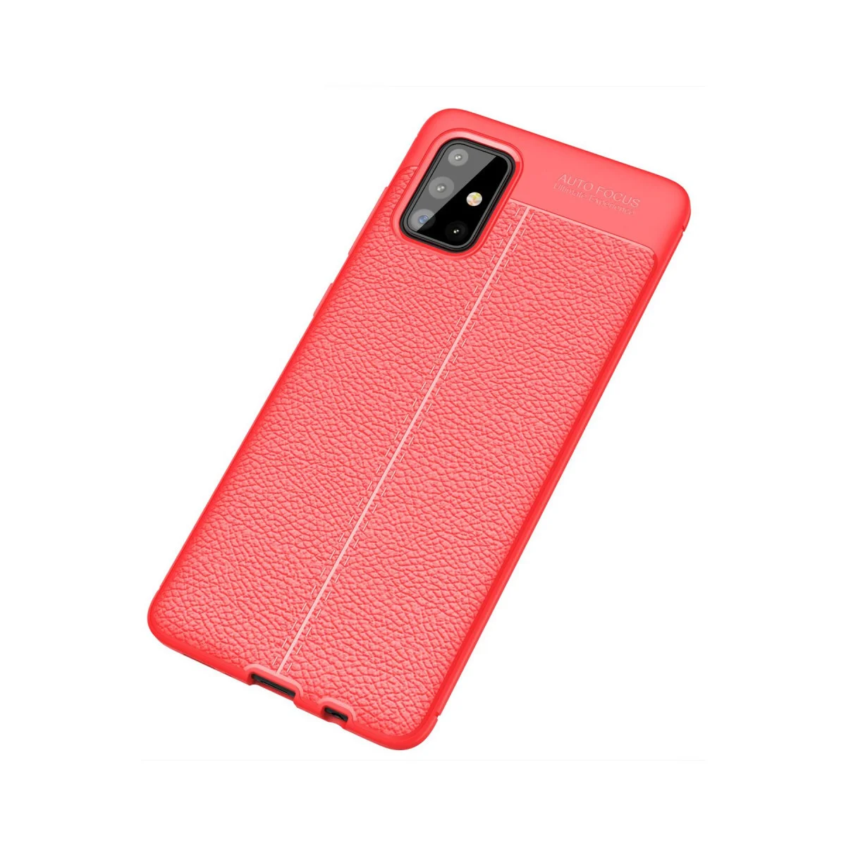 Galaxy A71 Kılıf Auto Focus Kapak - Kırmızı