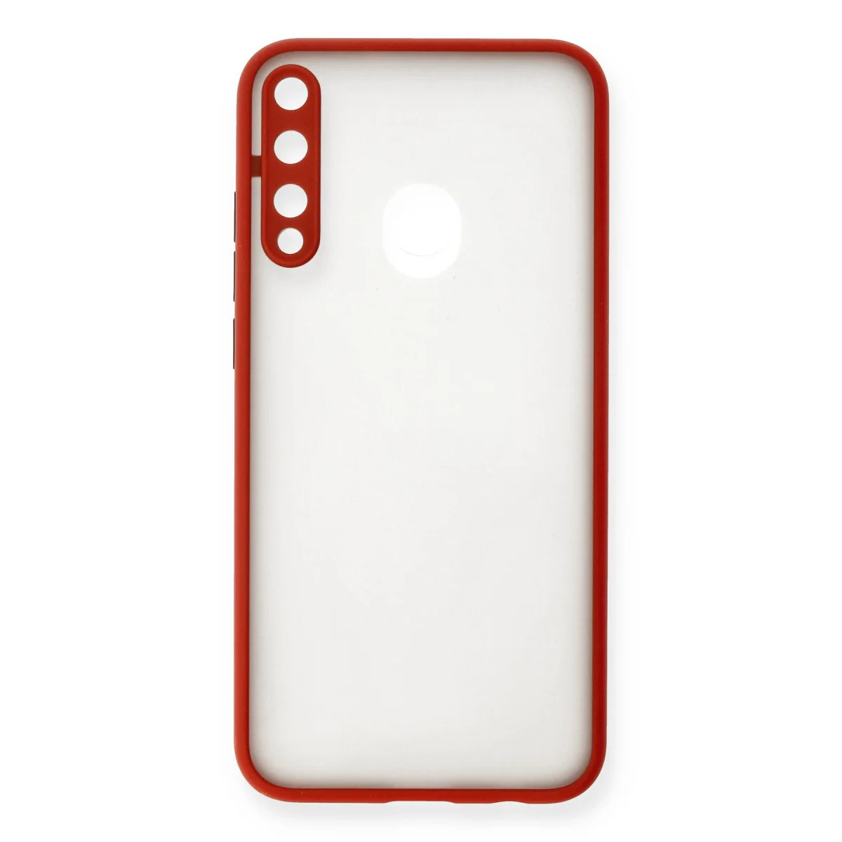 P40 Lite E Kılıf Montreal Silikon Kapak - Kırmızı