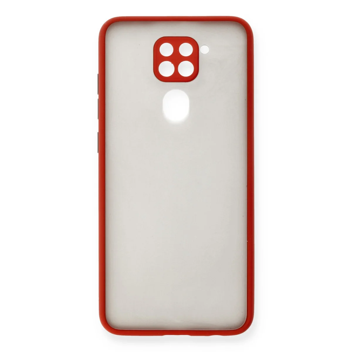 Redmi Note 9 Kılıf Montreal Silikon Kapak - Kırmızı