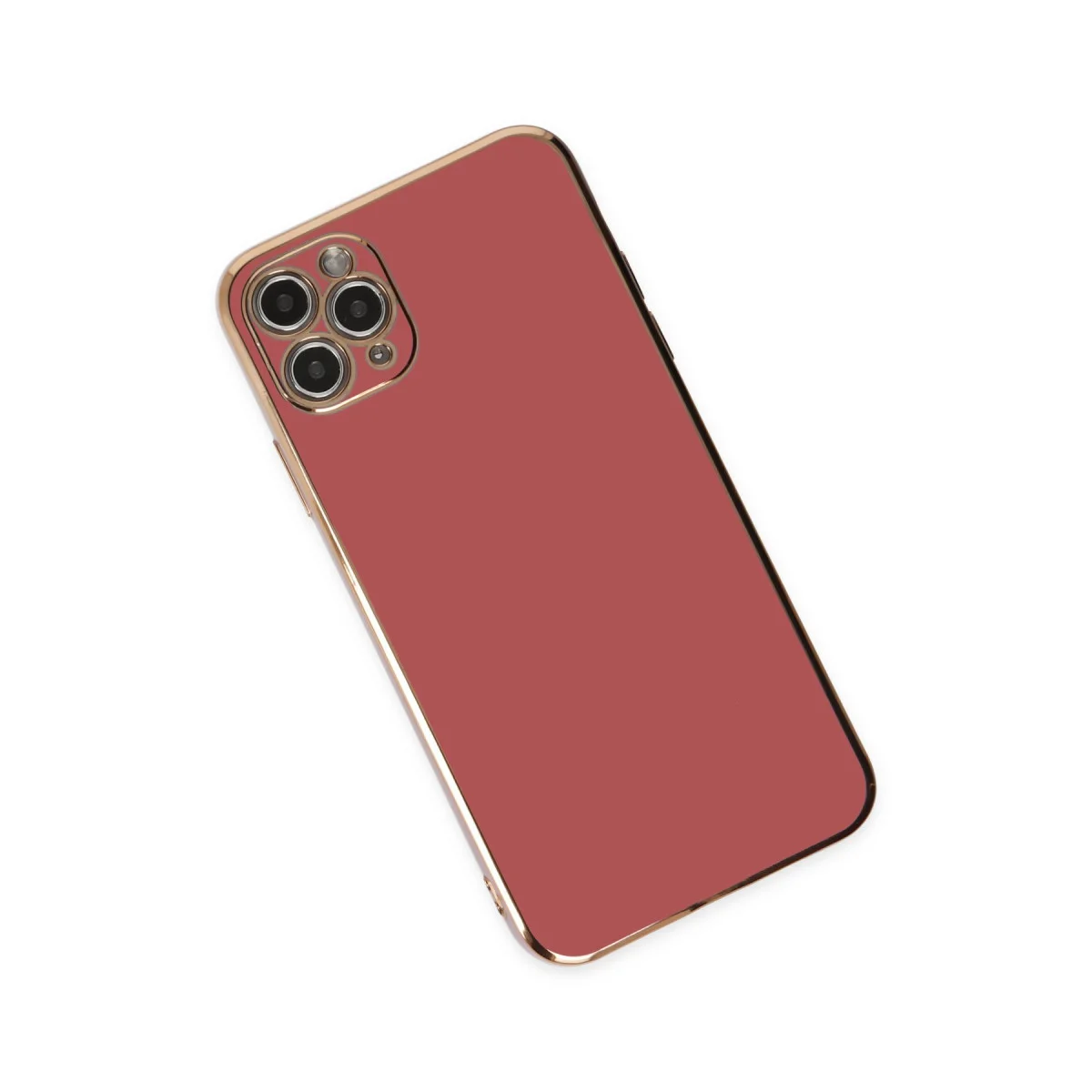 iPhone 11 Pro Max Kılıf Volet Silikon - Kırmızı