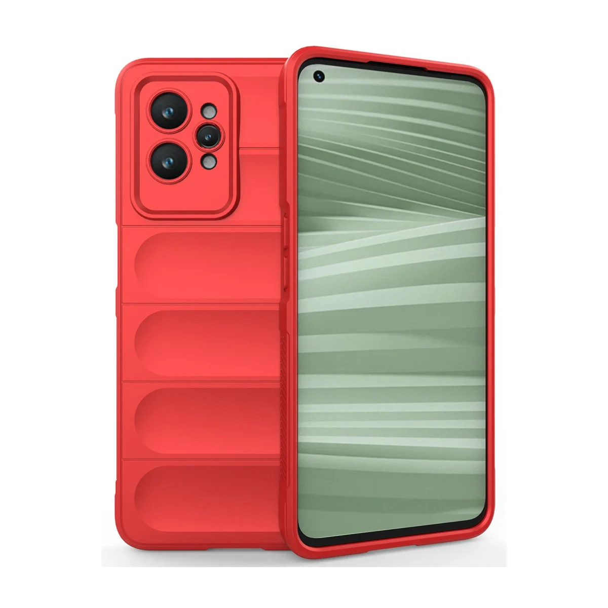 Realme GT2 Pro 5G Kılıf Optimum Silikon - Kırmızı