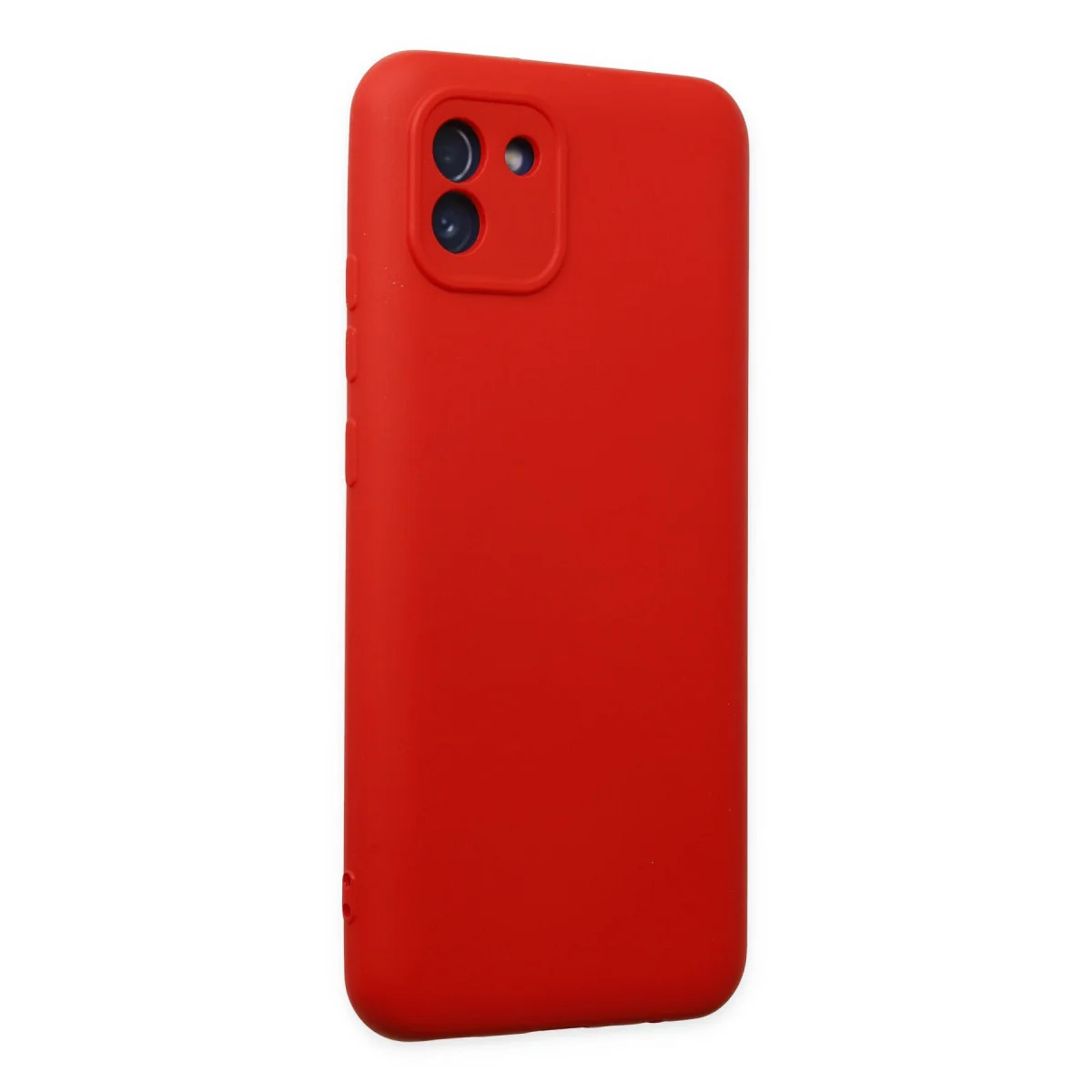 Galaxy A03 Kılıf Nano içi Kadife Silikon - Kırmızı