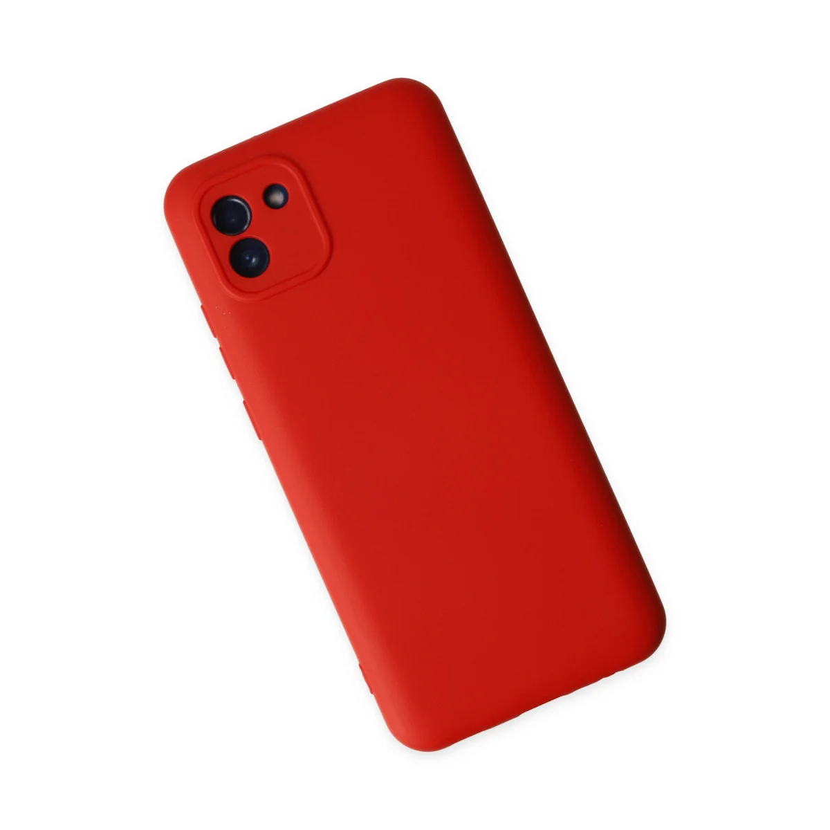 Galaxy A03 Kılıf Nano içi Kadife Silikon - Kırmızı