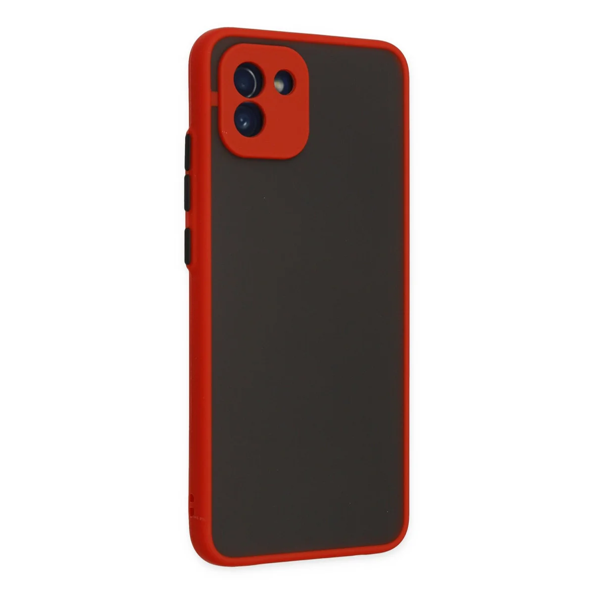 Galaxy A03 Kılıf Montreal Silikon Kapak - Kırmızı