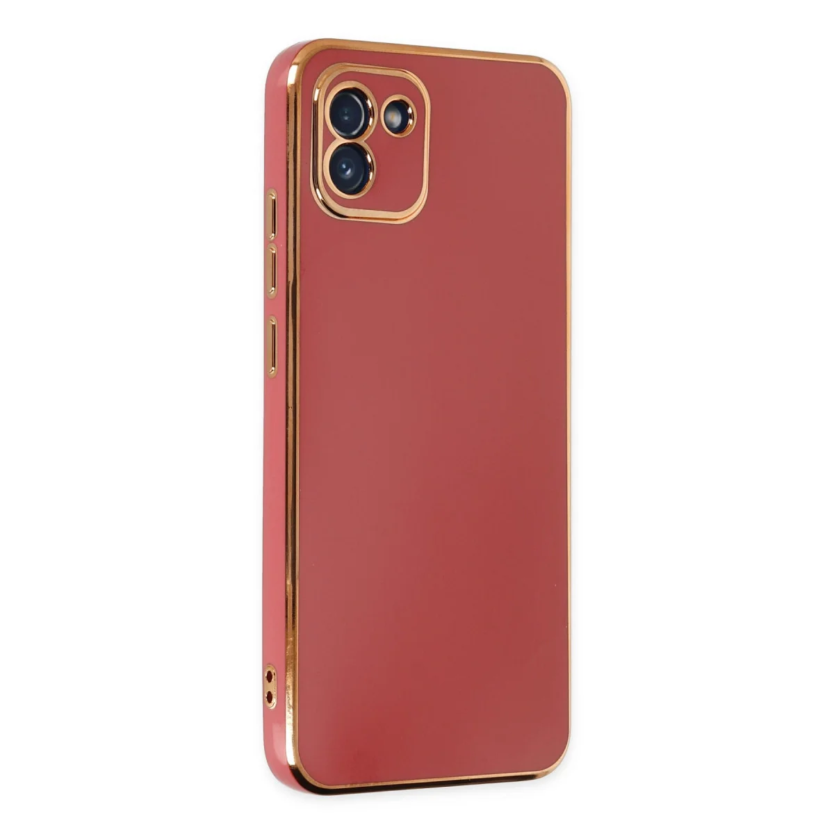 Galaxy A03 Kılıf Volet Silikon - Kırmızı