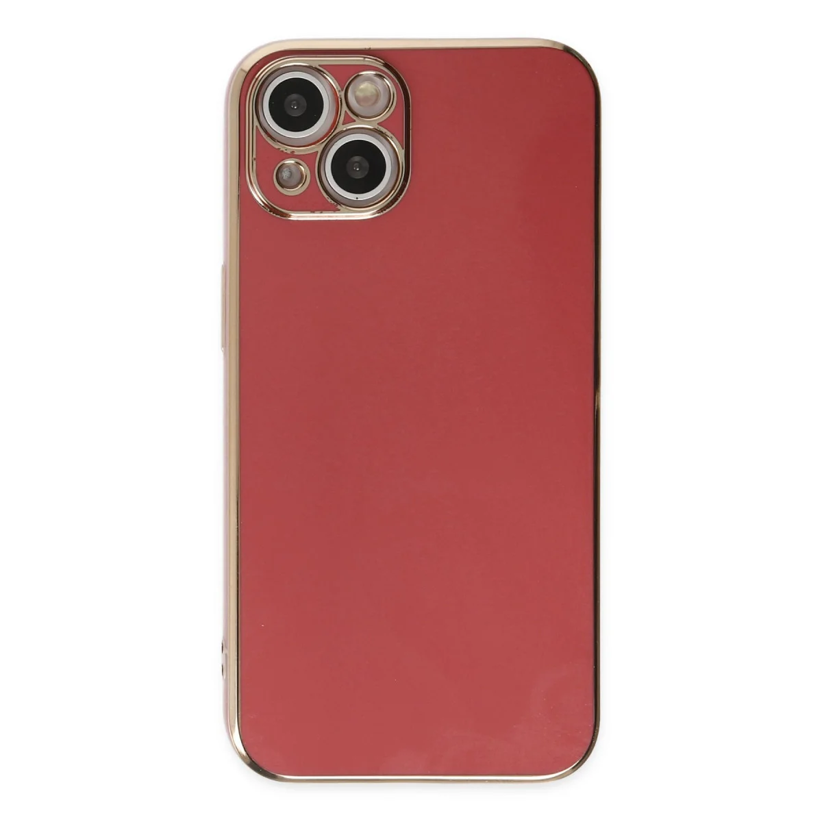 iPhone 14 Kılıf Volet Silikon - Kırmızı