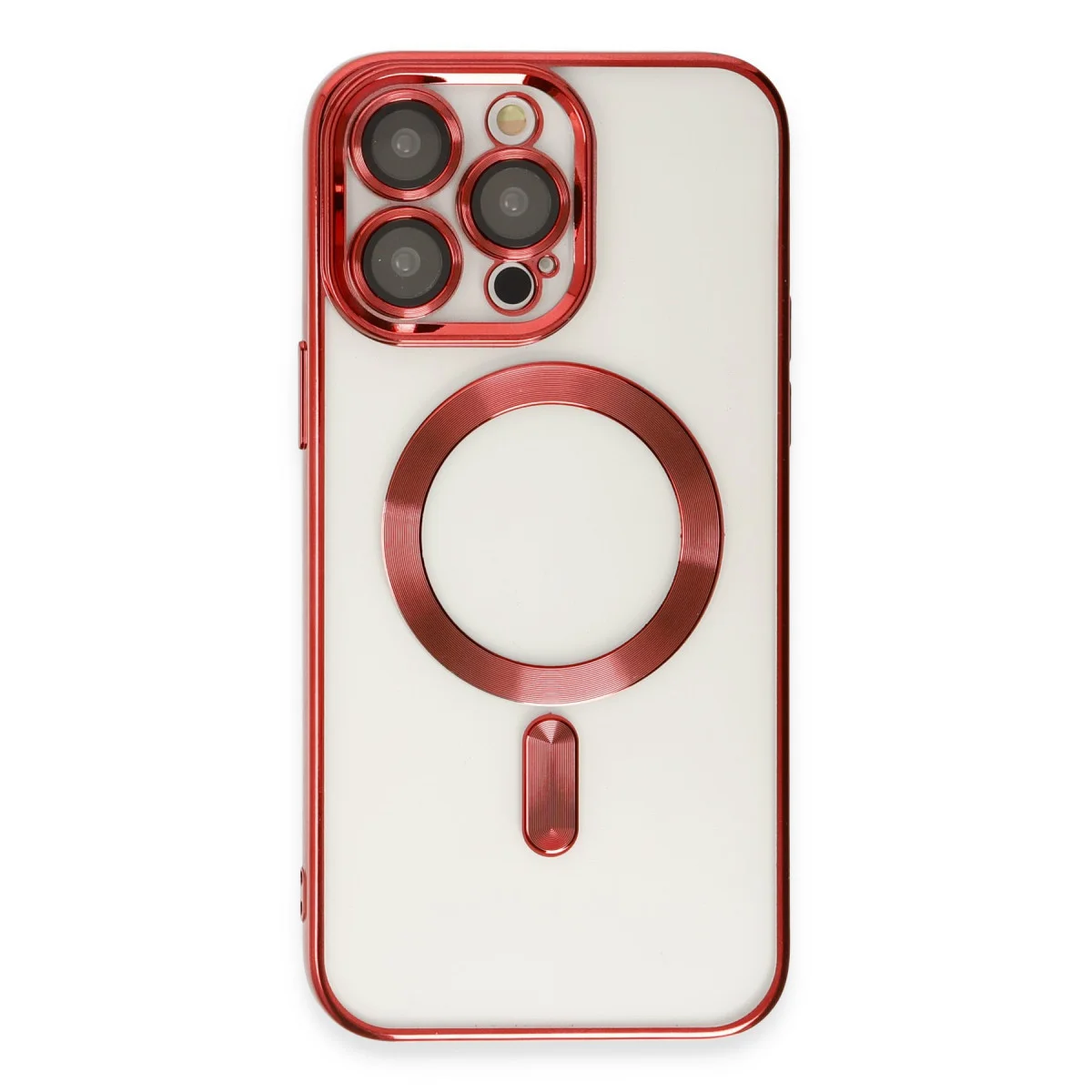 iPhone 15 Pro Kılıf Kross Magneticsafe Kapak - Kırmızı